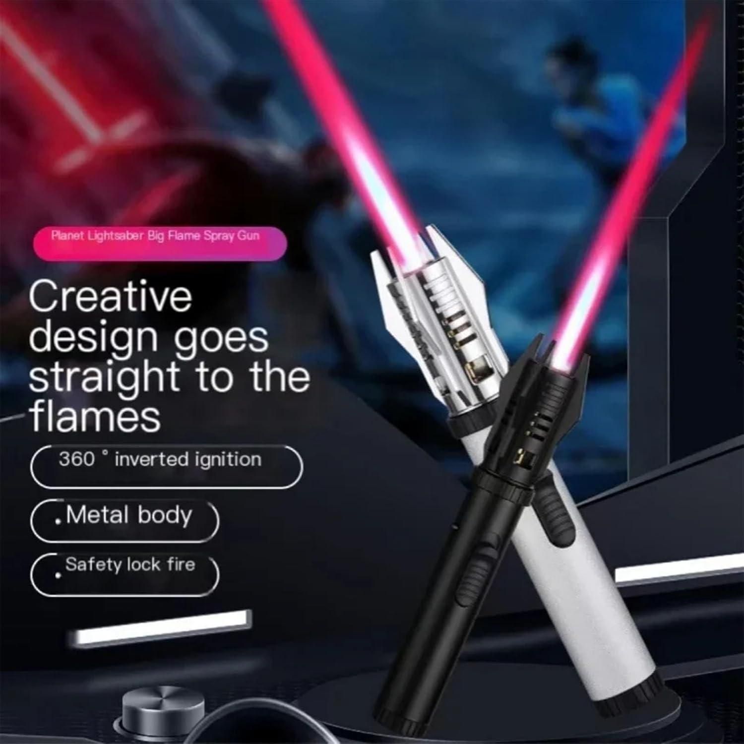 Lightsaber-Inspired Metal Lighter – Compact & Stylish