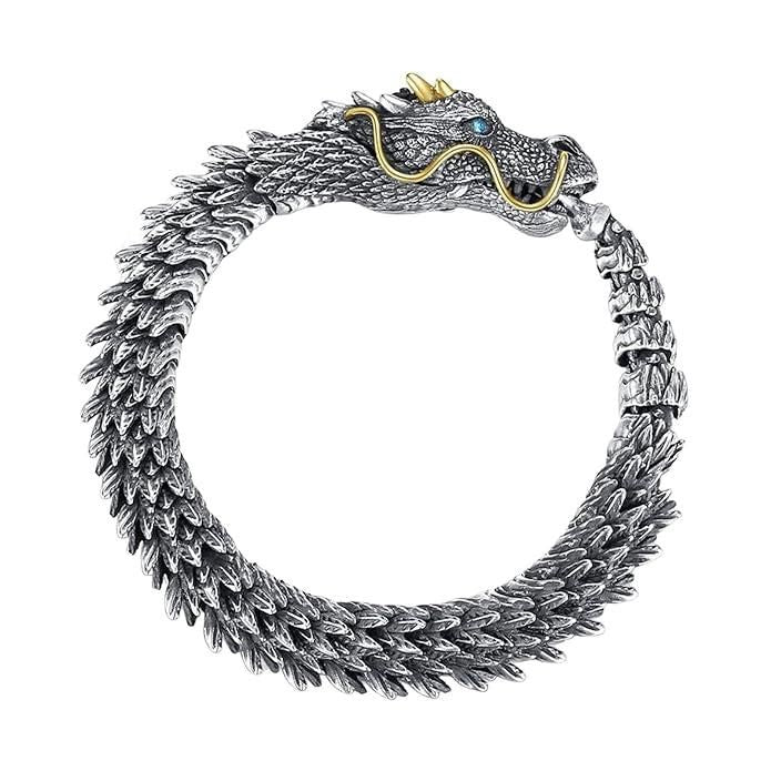 Mystic Dragon Scale Bracelet – Timeless Copper Elegance