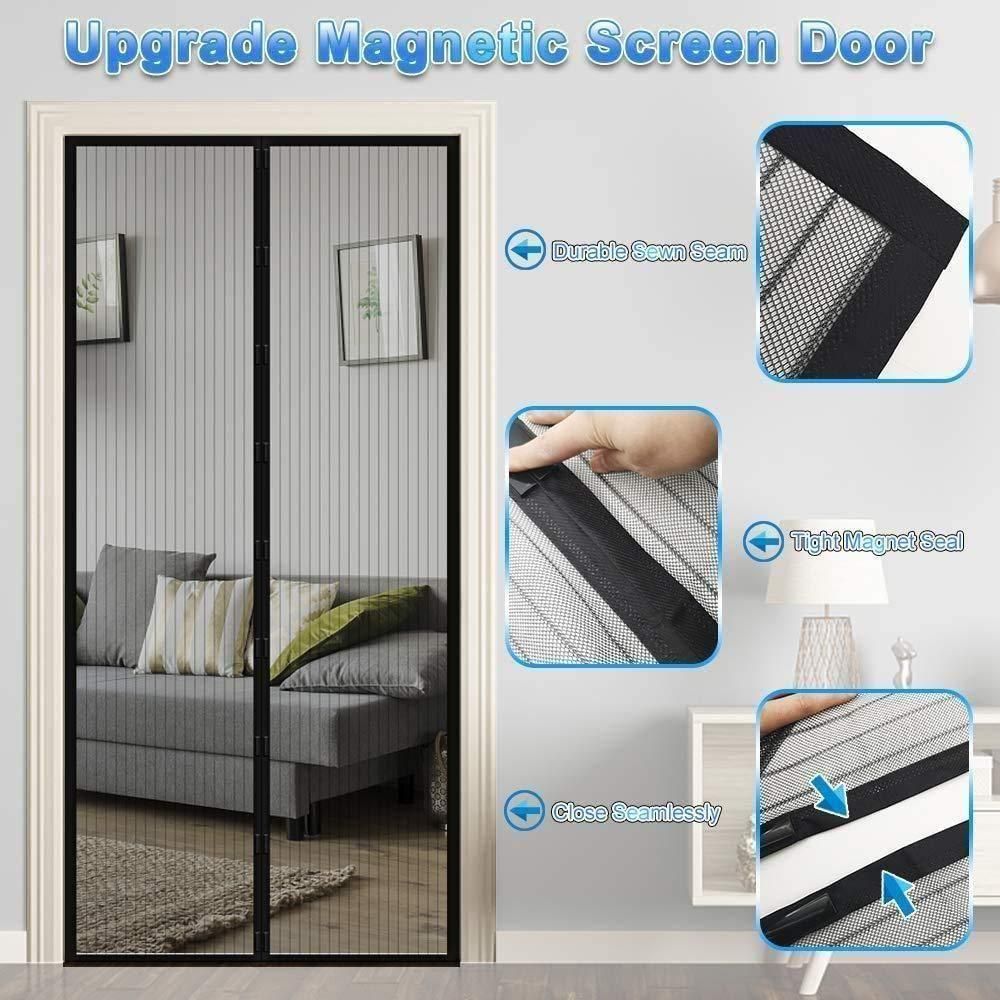 🏡 Foldable Magnetic Screen Door – Fresh Air, Bug-Free Living