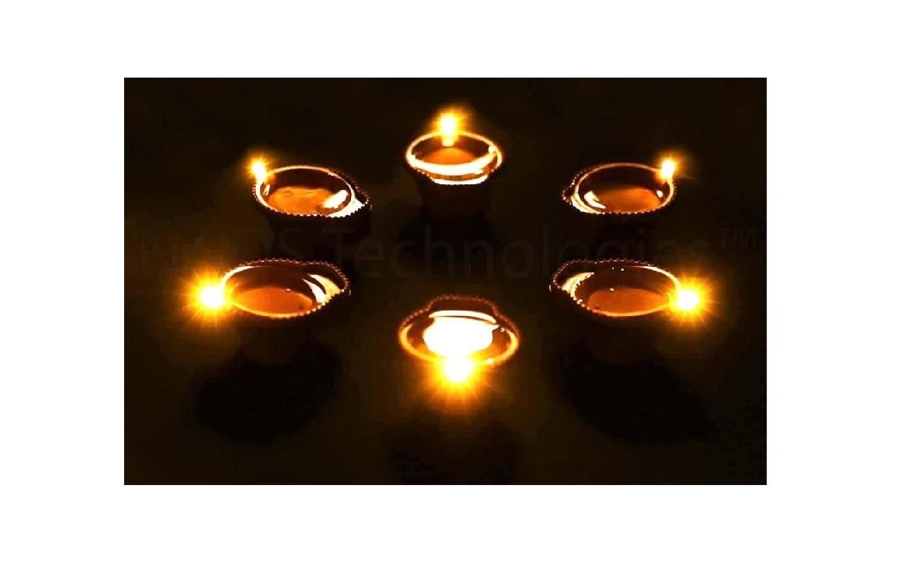 Water-Activated LED Diyas – Plastic Floating Lamps for Diwali & Home Décor
