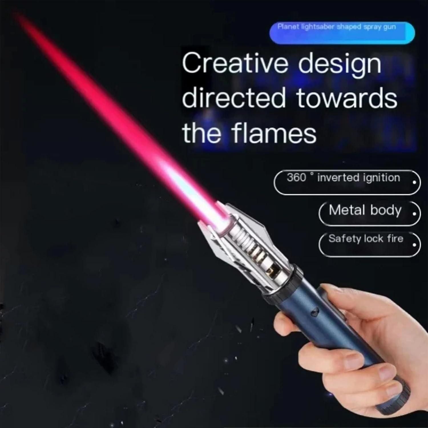 Lightsaber-Inspired Metal Lighter – Compact & Stylish