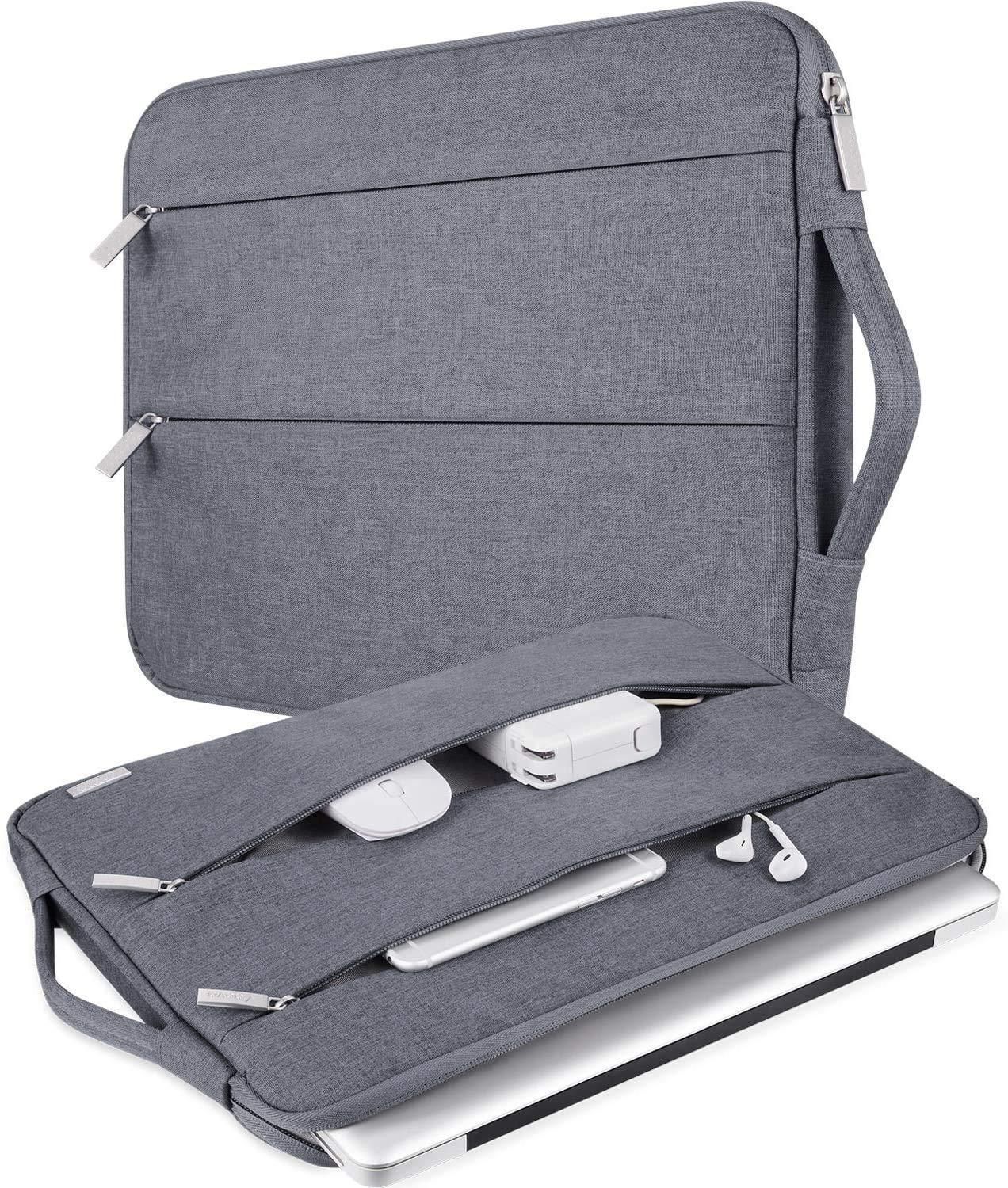 Sleek Grey Laptop Bag Cover – Slim & Protective