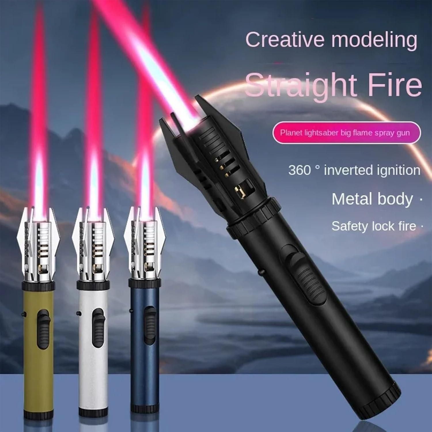 Lightsaber-Inspired Metal Lighter – Compact & Stylish