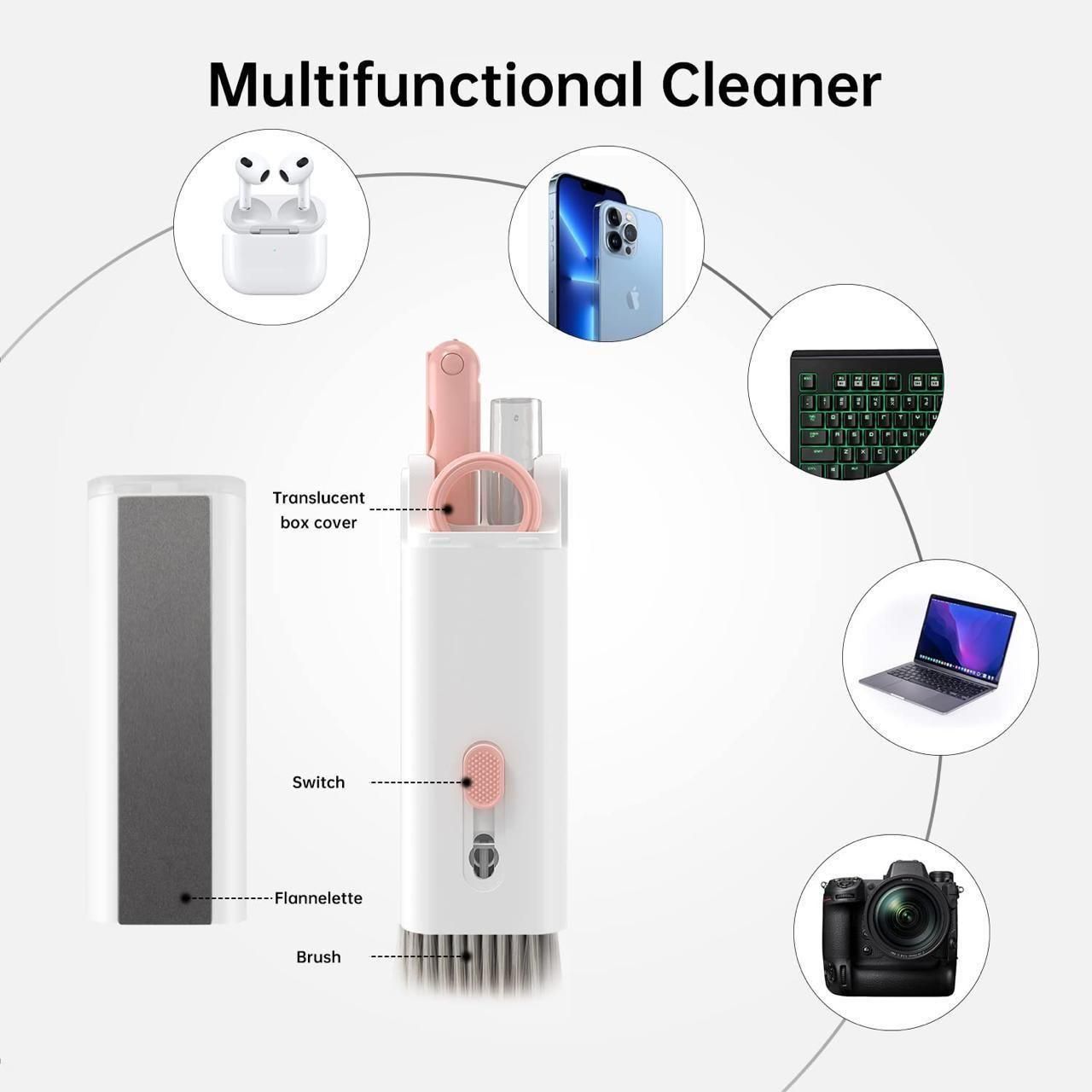 7 in 1 Gadget Cleaning Kit – Portable & Multi-Use