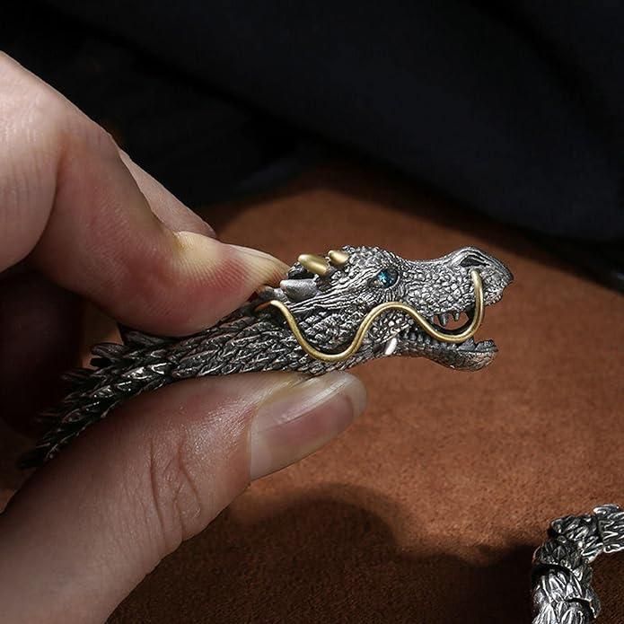 Mystic Dragon Scale Bracelet – Timeless Copper Elegance