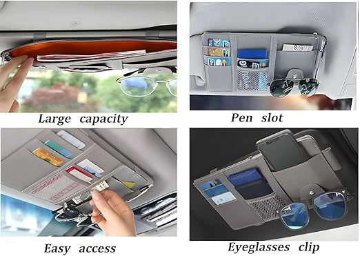 Executive Car Sun Visor Organizer – Smart & Stylish Travel Storage