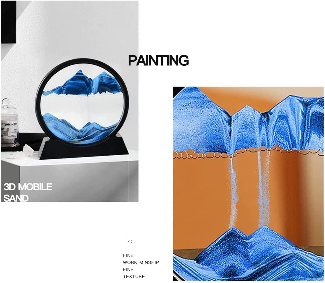 3D Deep Sea Moving Sand Art – Relaxing Kinetic Desk Décor