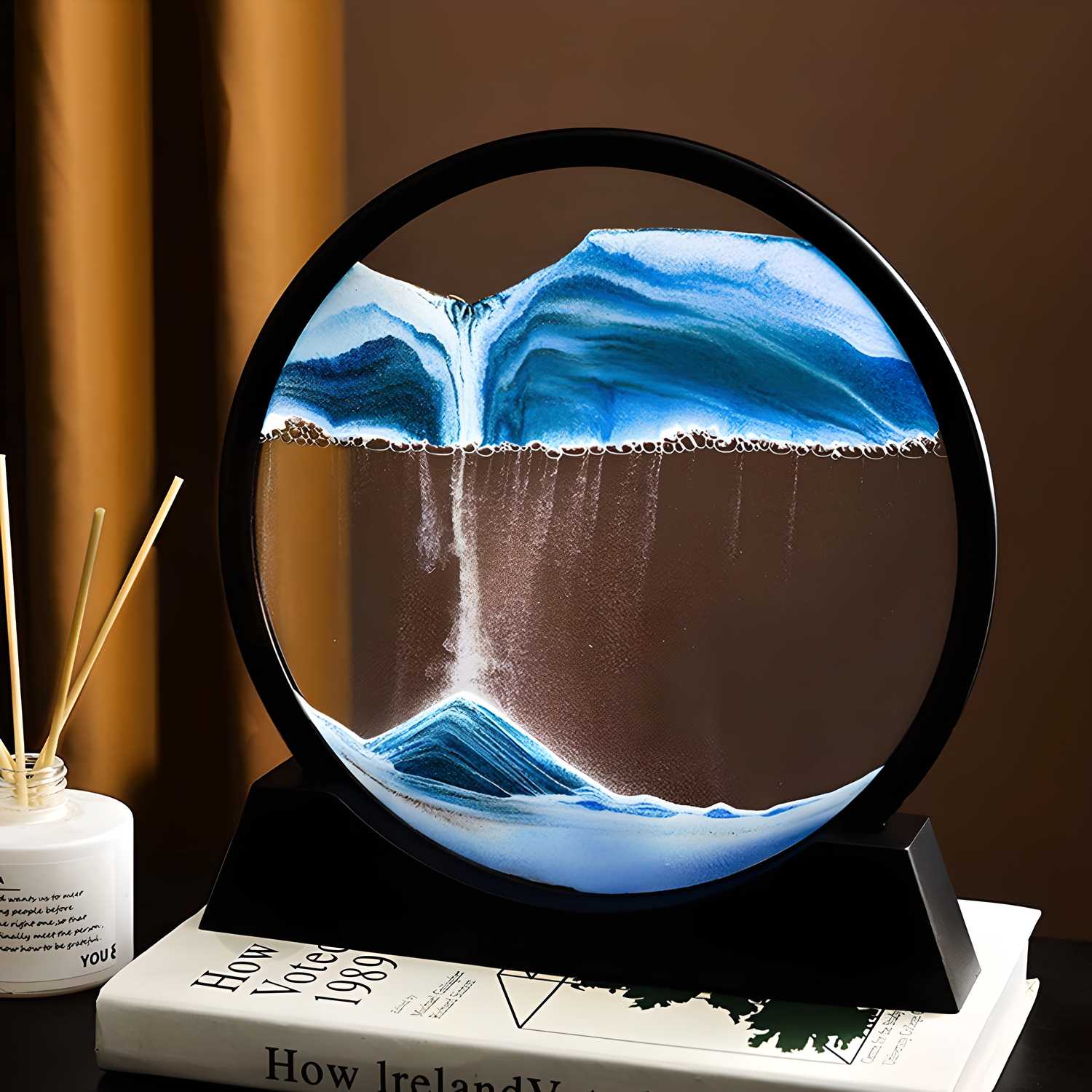 3D Deep Sea Moving Sand Art – Relaxing Kinetic Desk Décor