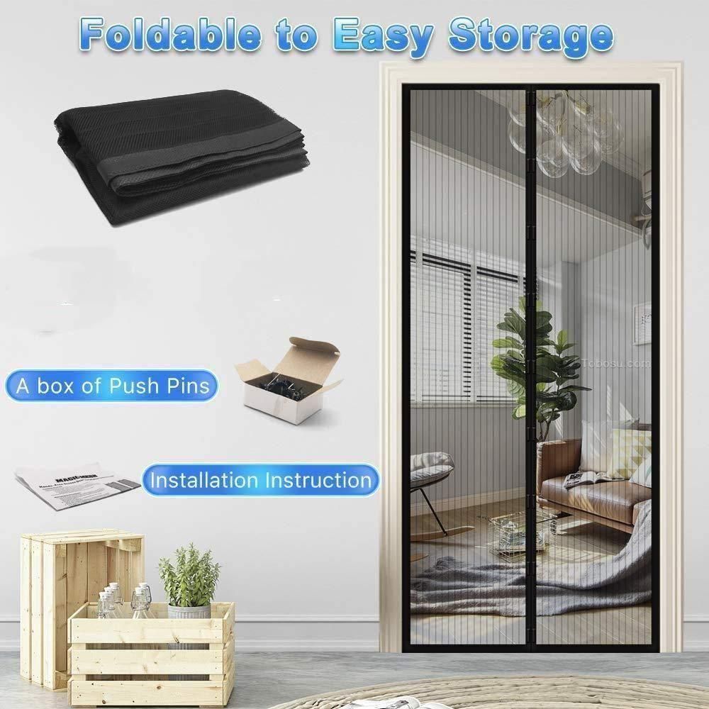 🏡 Foldable Magnetic Screen Door – Fresh Air, Bug-Free Living