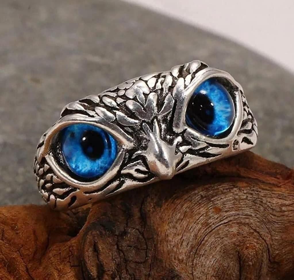 Mystic Owl Ring – Silver Plated Casual Elegance