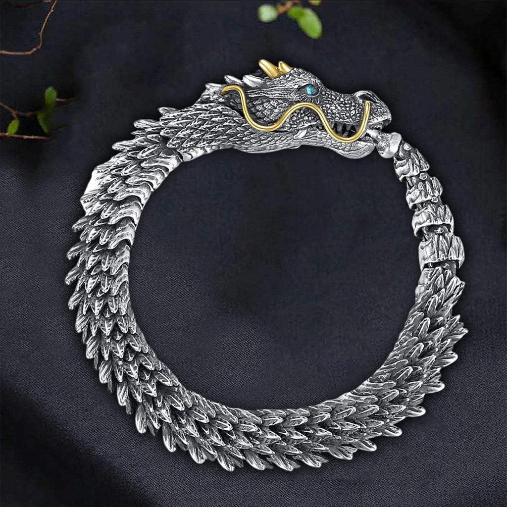 Mystic Dragon Scale Bracelet – Timeless Copper Elegance