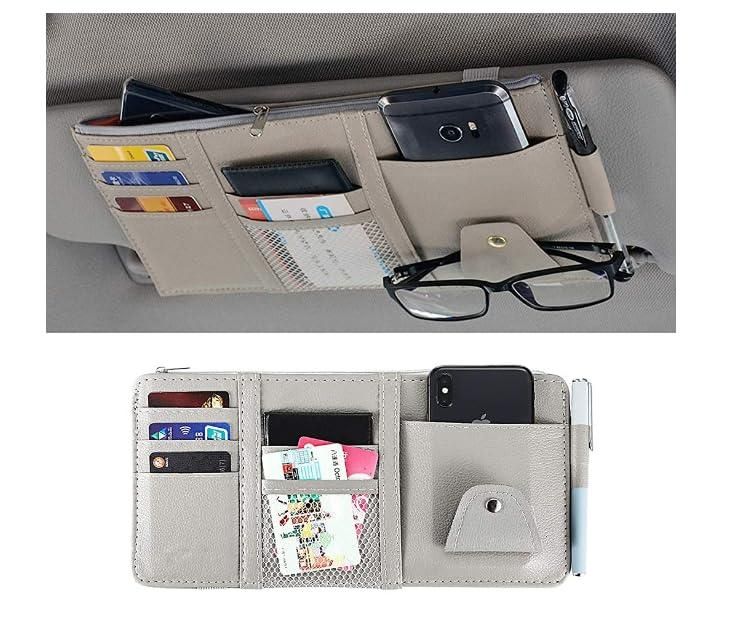 Executive Car Sun Visor Organizer – Smart & Stylish Travel Storage