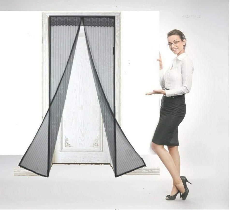 🏡 Foldable Magnetic Screen Door – Fresh Air, Bug-Free Living