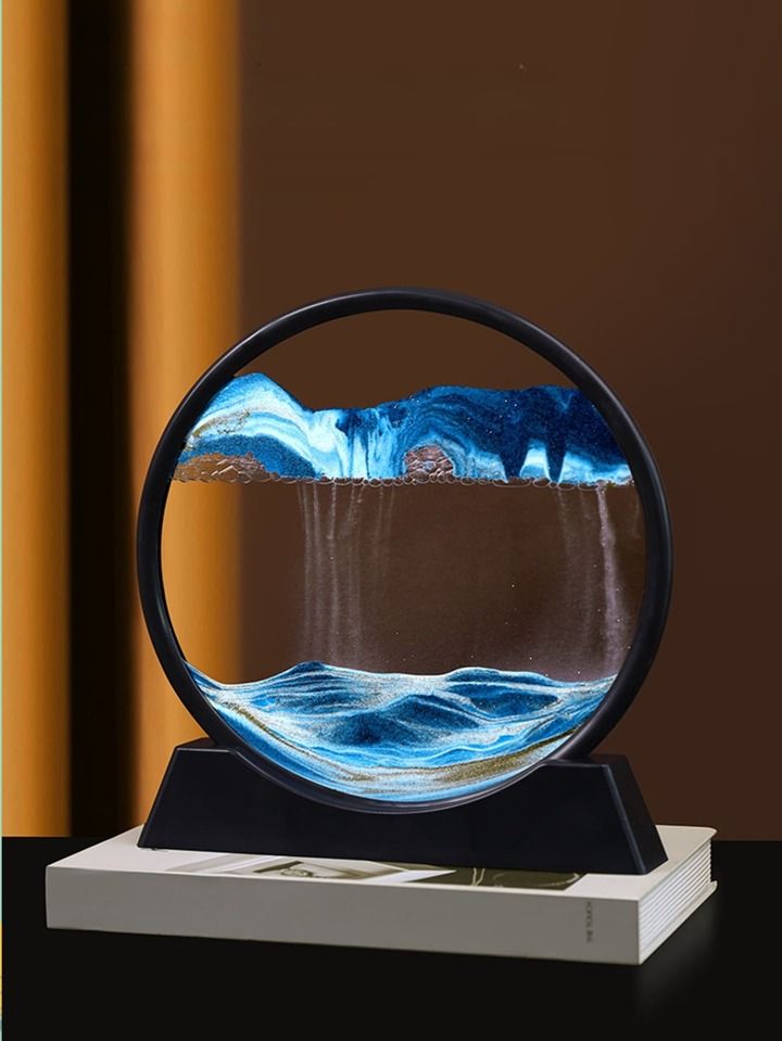 3D Deep Sea Moving Sand Art – Relaxing Kinetic Desk Décor