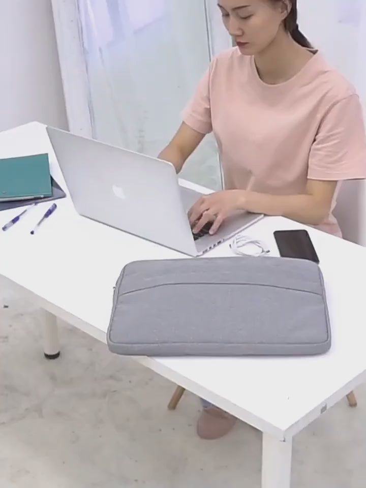 Sleek Grey Laptop Bag Cover – Slim & Protective