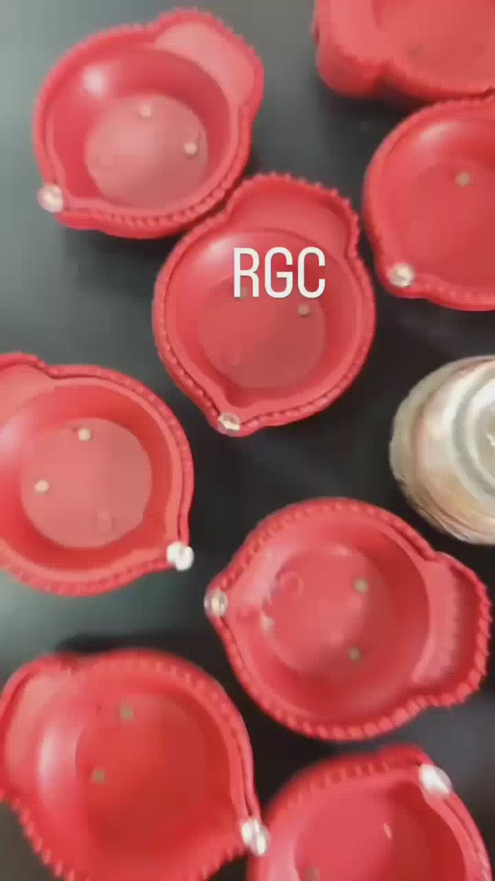 Water-Activated LED Diyas – Plastic Floating Lamps for Diwali & Home Décor